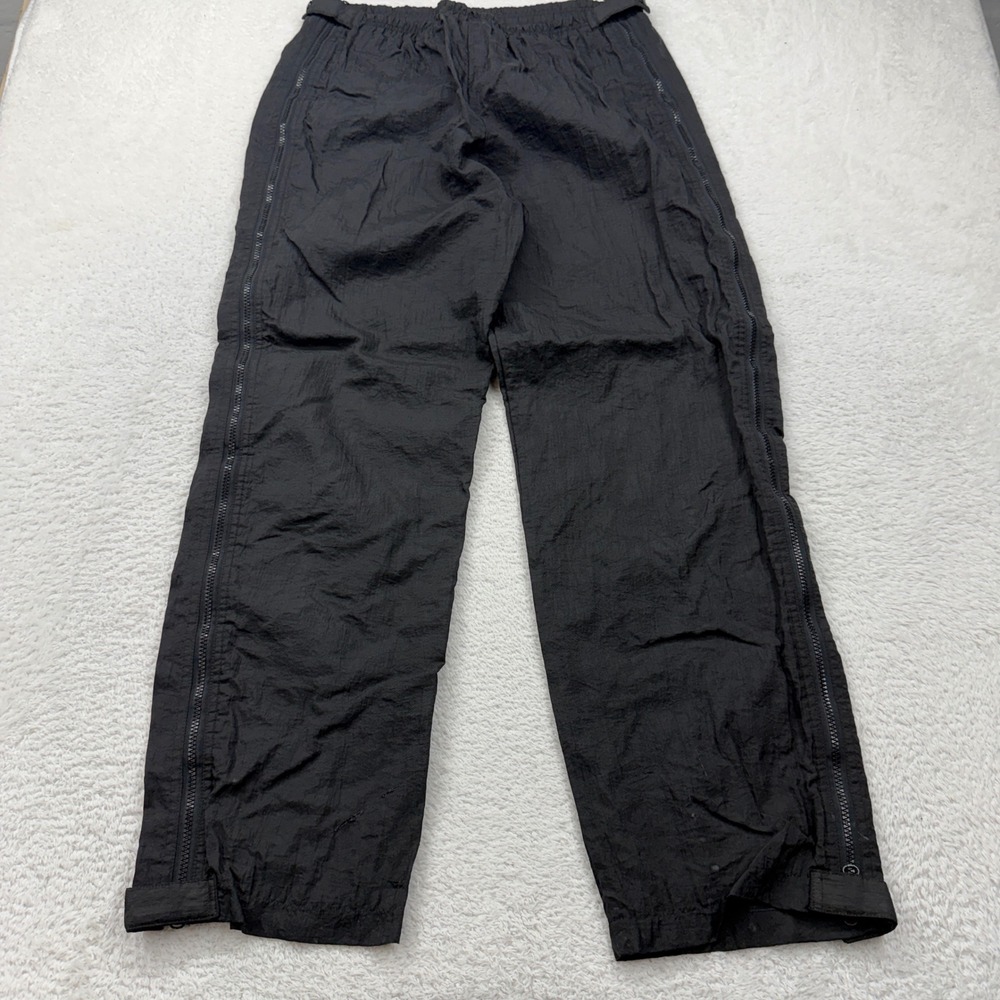 Helly Hansen Mens Black Full Zip Nylon Track Pants Athletic Casual Size M